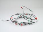 The string of LED's all in series. The last LED is white.