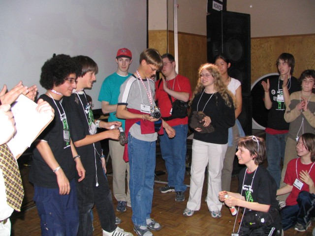 Winner of the novice minisumo competition