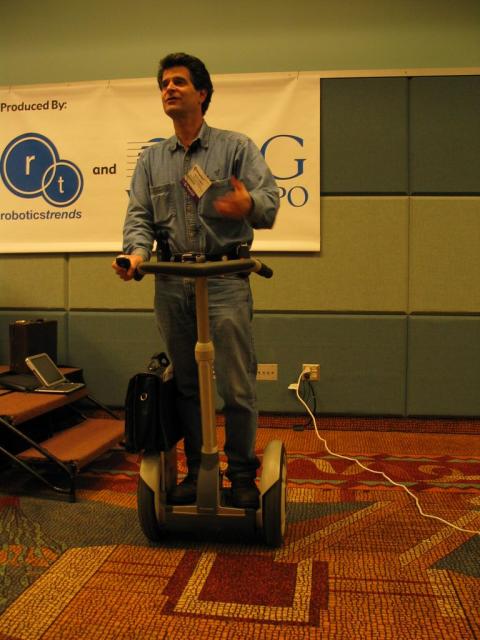 Dean Kamen gave his entire lecture from a segway. I met him but forgot to ask for a ride!

IMG_3433.JPG