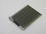 Top side of the solar panel with the clamp fix. You may want to add a bit of glue to this side. I used thick CA glue.